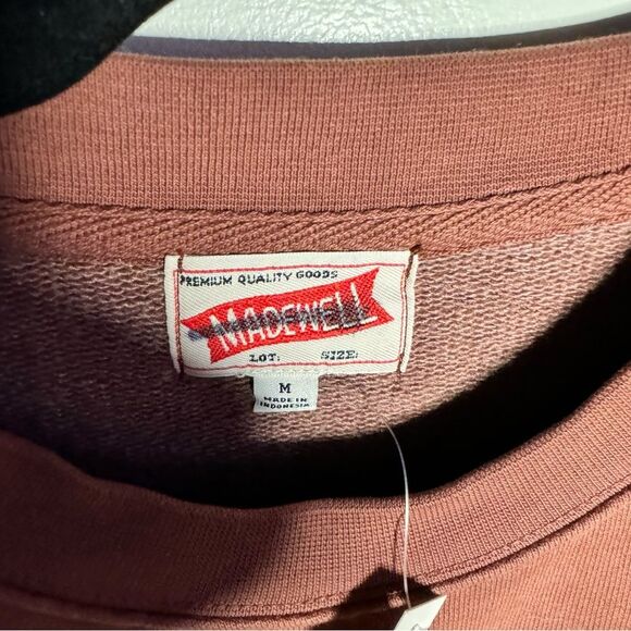 NWT Madewell The McCarren Midweight Crewneck Sweatshirt - Picture 8 of 15